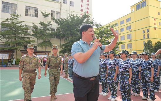 践行强国志，这是青春独有的“飒”——南宁市宏德高级中学圆满开展2023级新生军训活动